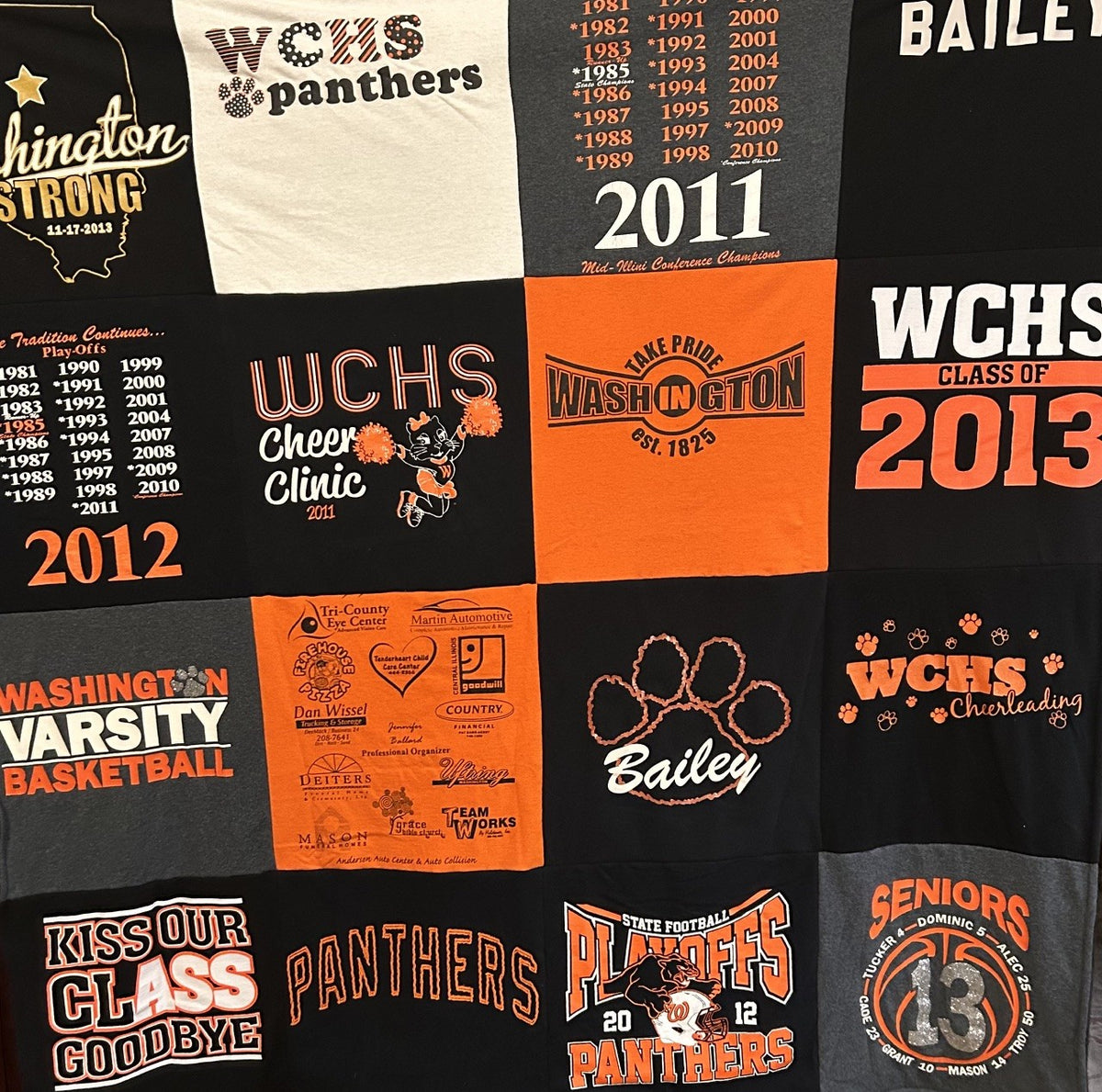 Memory T-Shirt Blanket Sewing Deposit